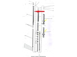 Yezdi Classic suspension tube set