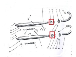 Yezdi Classic Silencer Seal set