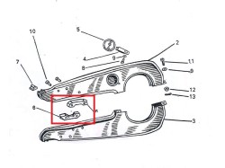 Yezdi Roadking chain case set