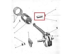 Yezdi Roadking crank shaft gudgeon pin