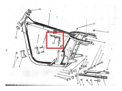 Yezdi Classic seat lock set