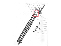 Yezdi Classic front fork stering lug cup