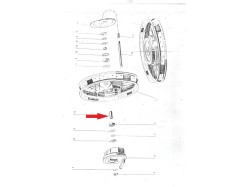 Yezdi Classic front wheel spacer