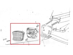 Yezdi Roadking tail Lamp lense set OE